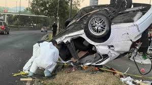 Conductor pierde la vida tras chocar contra un muro del Viaducto Tlalpan en la Ciudad de México