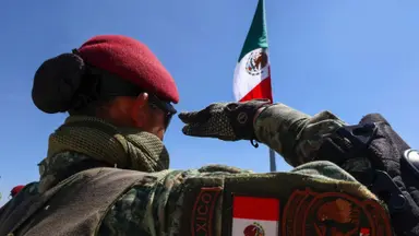 Claudia Sheinbaum encabeza conmemoración del Día del Ejército Mexicano en Puebla