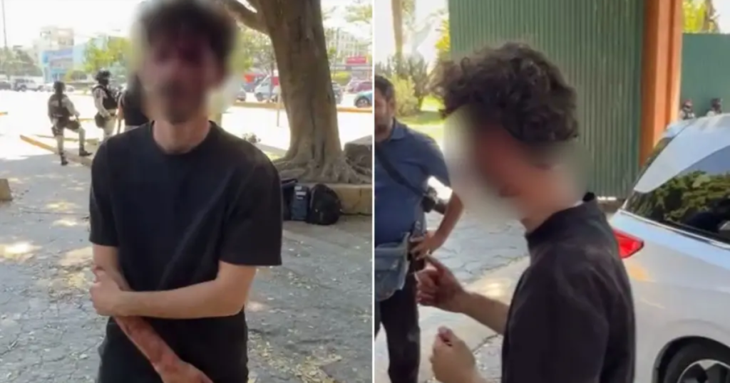 Estudiante italiano resulta lesionado en sepelio de “Mencho” en Zapopan