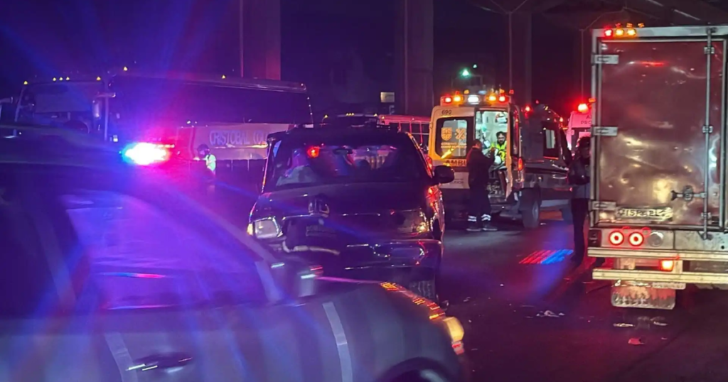 Choque múltiple paraliza la autopista México-Puebla y provoca caos vial