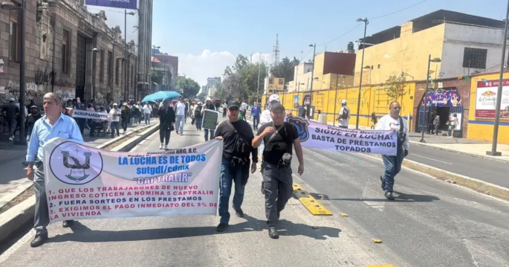 Policías se manifiestan en la Ciudad de México; así impacta en la movilidad
