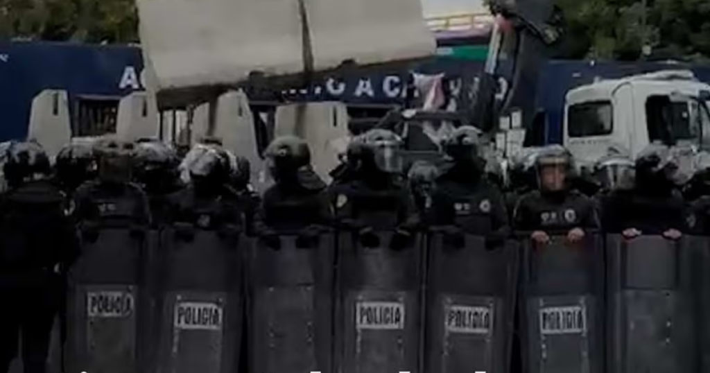 Cierran Calzada de Tlalpan por movilización de la CNTE y afectan traslados de miles de personas