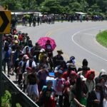 “Fe y Esperanza con Dios”: 300 migrantes llegan a Tapachula tras recorrer 35 kilómetros